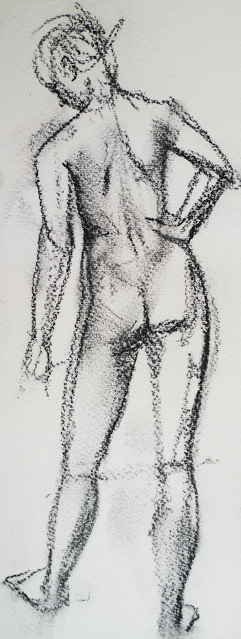 Female Model Standing, hand on right hip